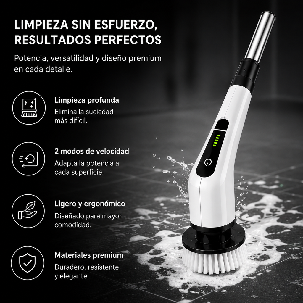 SpinPro 8X - Cepillo de Limpieza 8 en 1