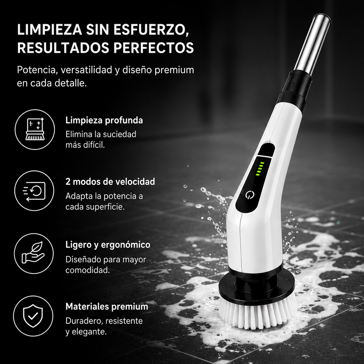 SpinPro 8X - Cepillo de Limpieza 8 en 1