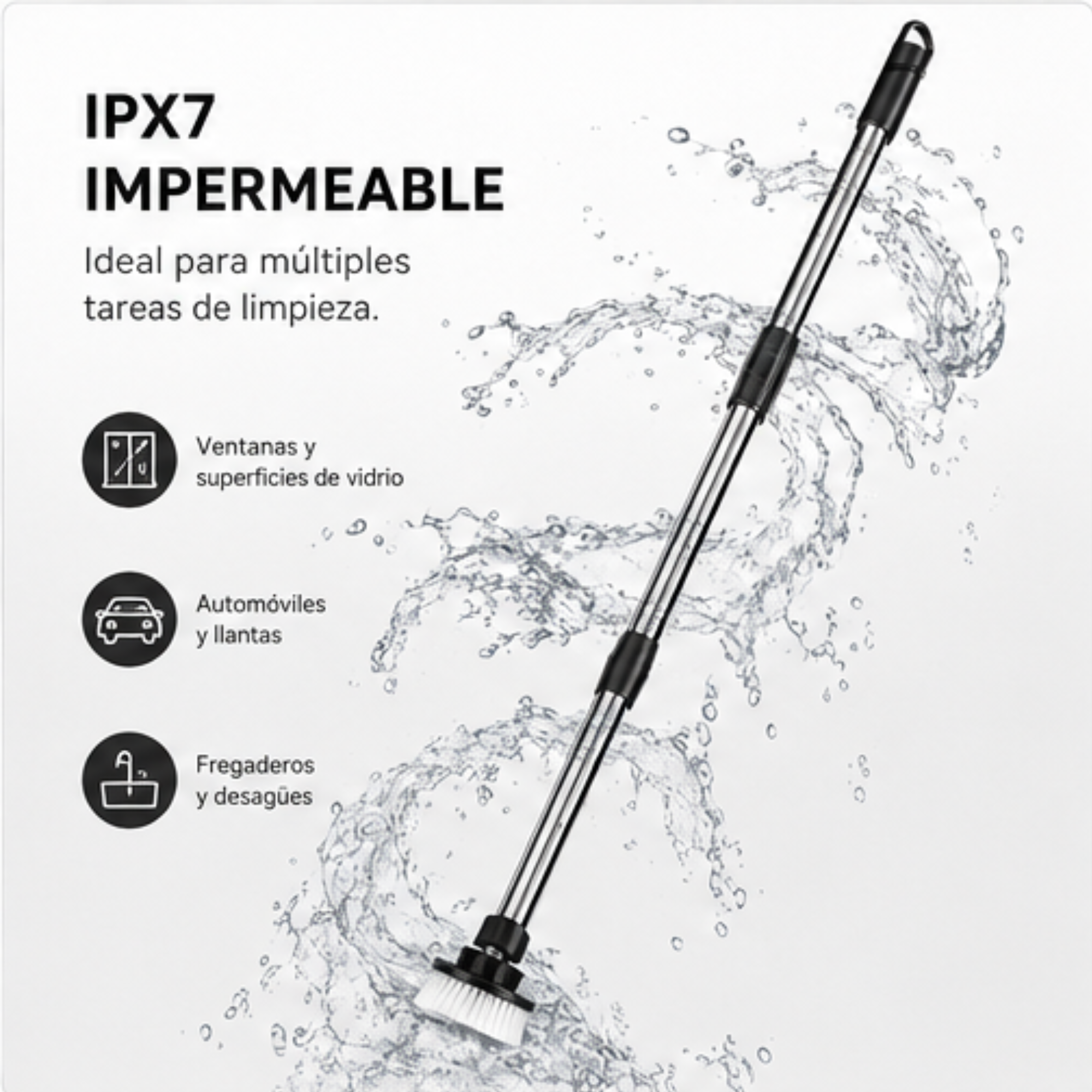 SpinPro 8X - Cepillo de Limpieza 8 en 1